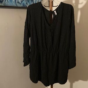 Xhilaration | Women’s Black Shorts Jumper - Size XXLarge